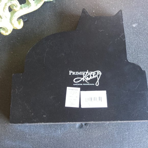 Wooden "My Cat is judging you so be cool" Cat Sign Chunky Sitter Cat Decor - Picture 3 of 3